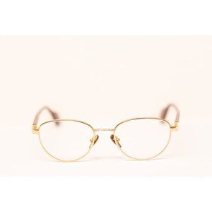 24k Pink Gold Unisex Burgundy Optic Eyewear - Delixs Tentation DX004 04 VP00